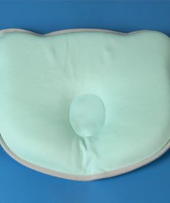 Silicone Foam Pillow for Newborns for head shape Pillow Bulk Wholesale blue back ground